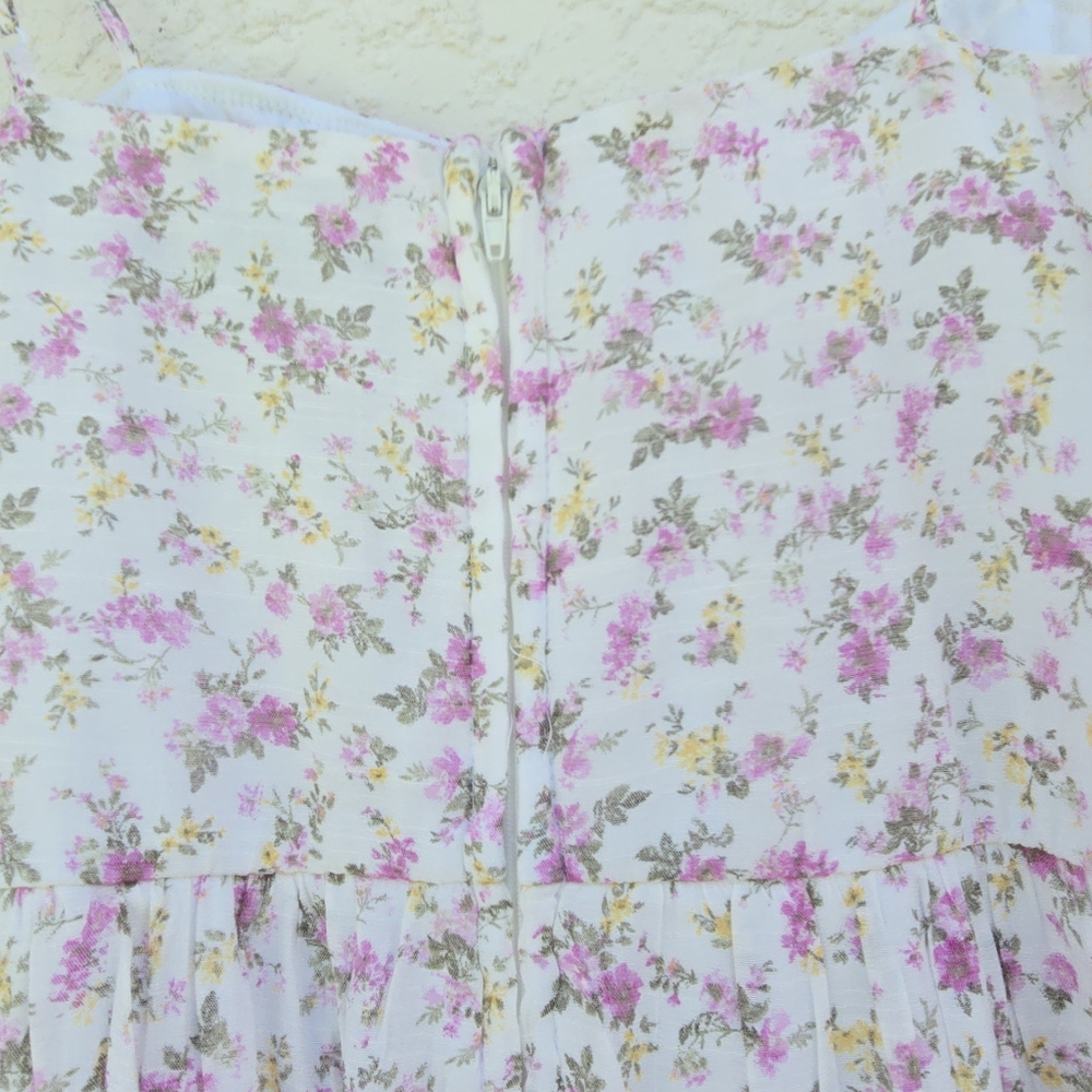 Row A. Floral Midi Dress - Picture 5 of 9